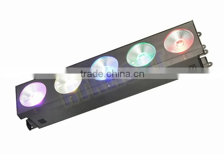 5*15W cob rgb 3in1led blinder dmx stage light