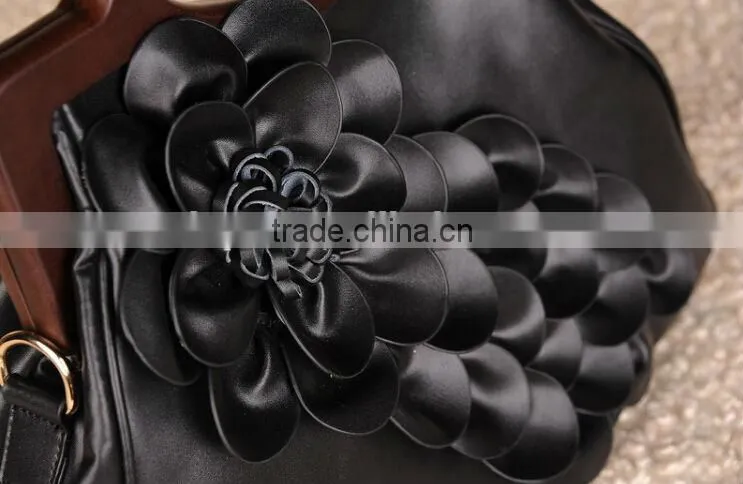 2014 vintage style PU women handbags fashion shoulder bag