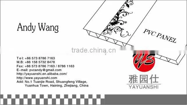 wood laminated pvc profile/ corner/ cornice