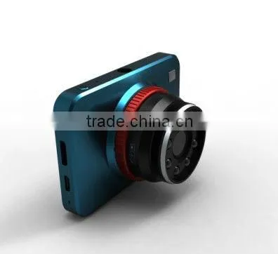 2013 best hidden cameras for cars first capacitive touch screen with IR-Cut Ambarella A5S30 touch screen