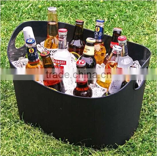 20L cheap plastic large champagne wine bucket to hold wine bottles