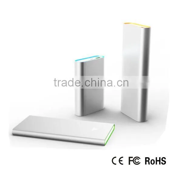 newest aluminum large capacity 15000mah chargers from china