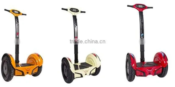 Newest smart balance scooter 15 inch 2 wheels hover board with handle bar