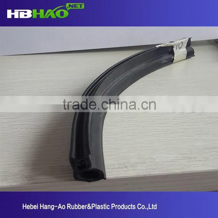 Hypersonic 3M self-adhesive plastic weather rubber seal strip for car