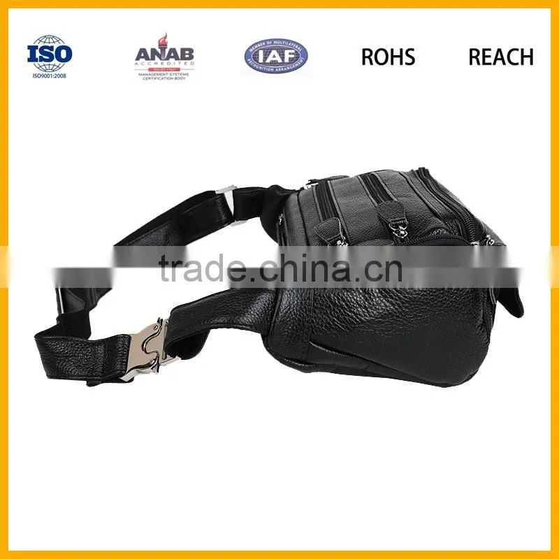 Fashionable PU High Quality Multilayer Men abd Women Waist Bag