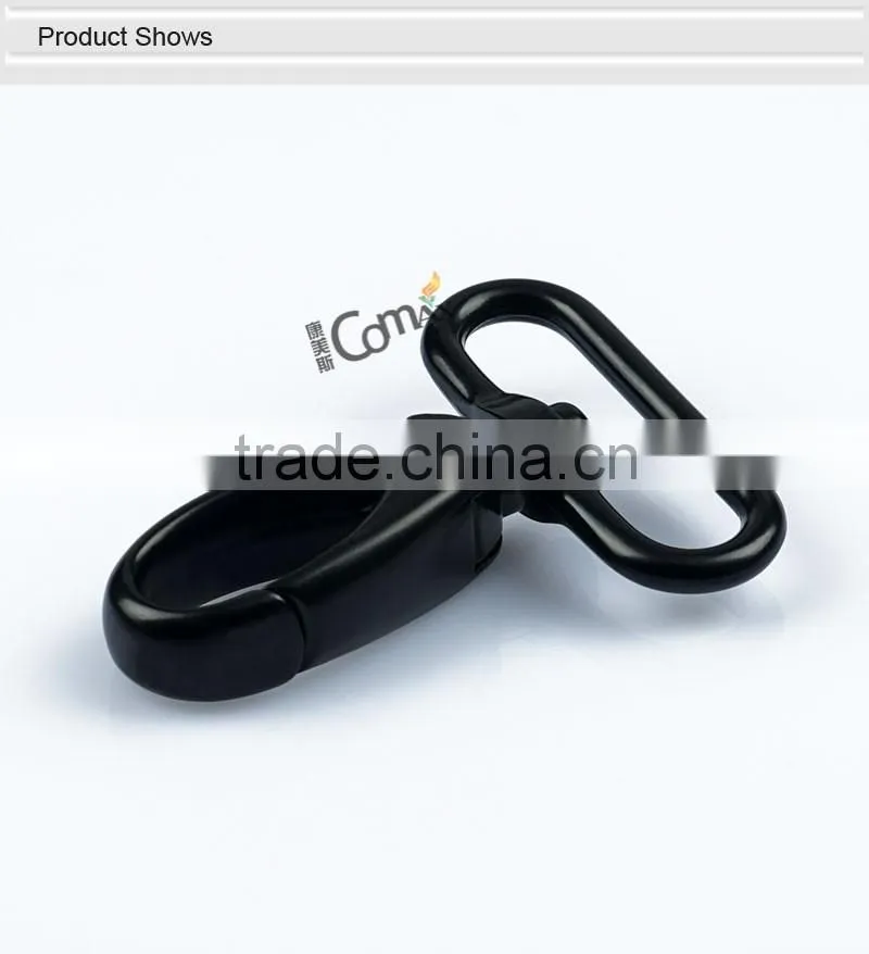 38mm Black Swivel Eye Snap Hook For Strap