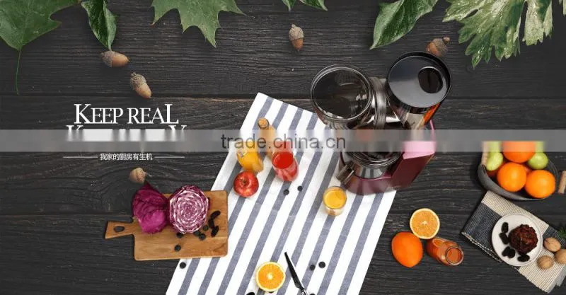 LF-6218 New arrival 200W AC induction motor 80mm whole apple fruit big mouth 43 RPM cold press slow juicer