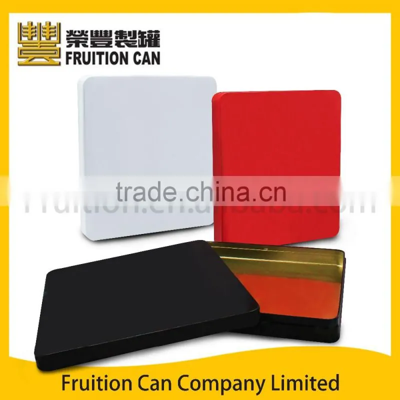 Differenlt color Rectangular tin