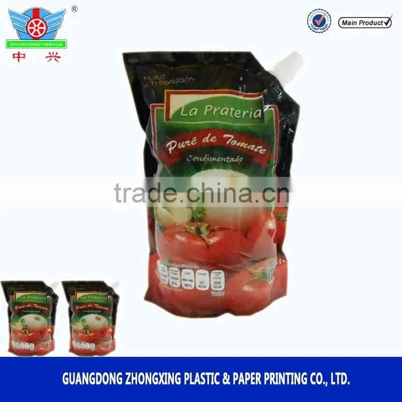 polythene bags/polythene spout bags/polythene bags for food packaging