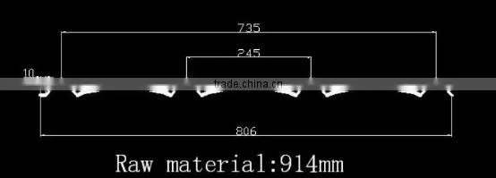 automatic forming machine glazed tile roll forming machine