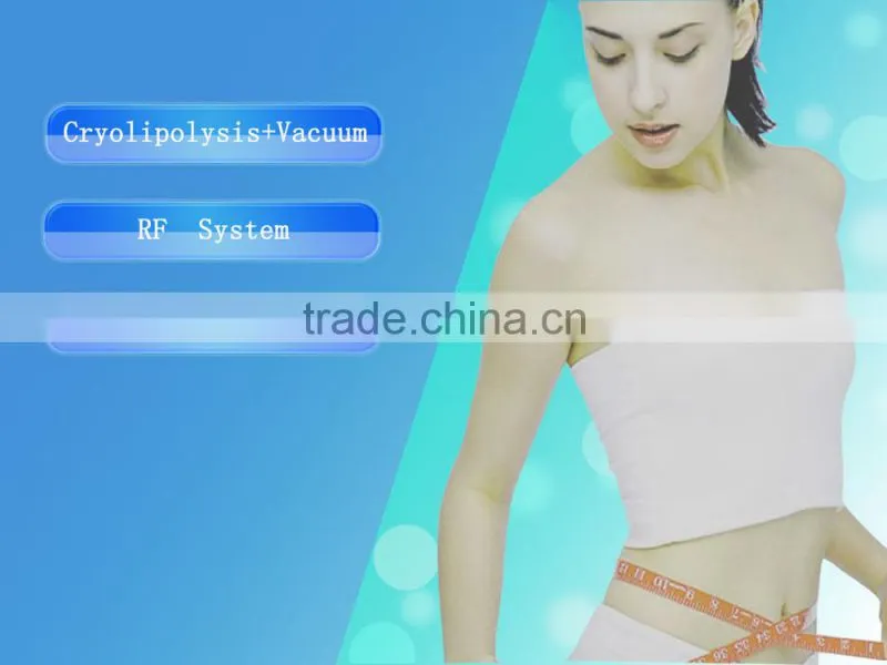 RF cavitation vertical fat freezing cryotherapy device