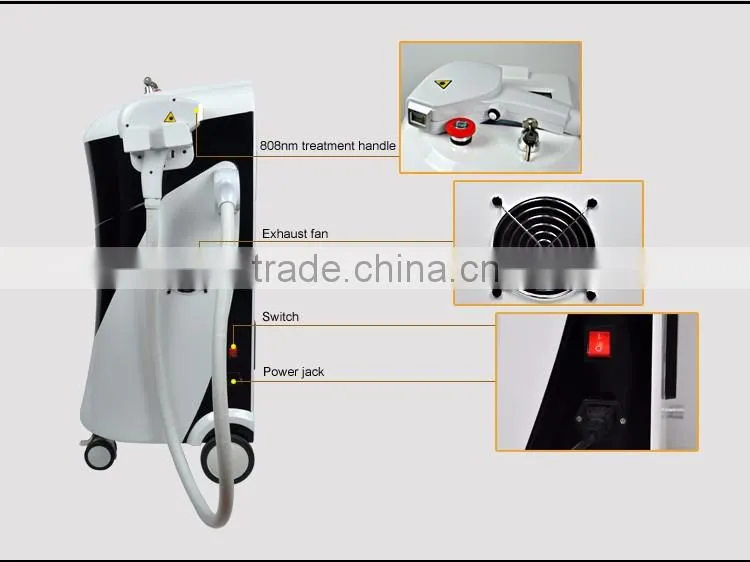 Niansheng Laser Diode Laser Plus Vacuum 808nm For Painless Permanent Hair Removal