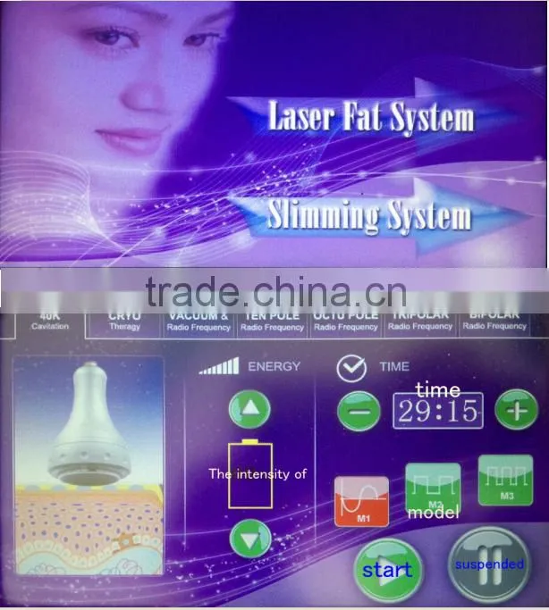 High Quality Ultrasonic Cavitation Vacuum Slimming Machine