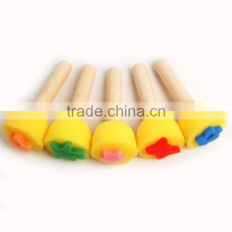 Kids sponge roller/ foam roller with stencil