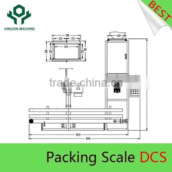 High quality hot sale Rice Packing Scale Sugar Packaging Machine Chemical Fertilizer Packer