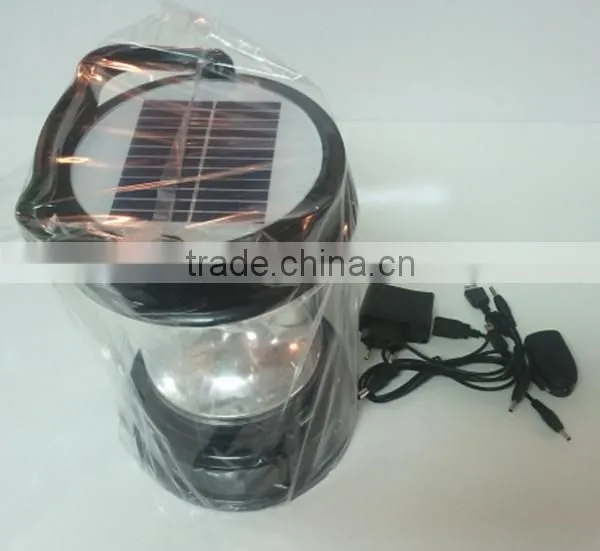 2014 new portable solar led light, 3W solar lamp, small portable led light