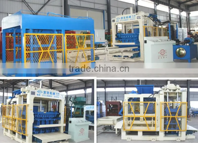 concrete brick making machine instruction and hollow brick making machinery output information