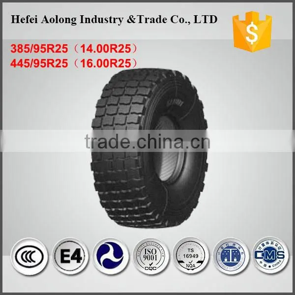 China top brand tyre 14.00R25 / 16.00R25 grader tire, loader tire