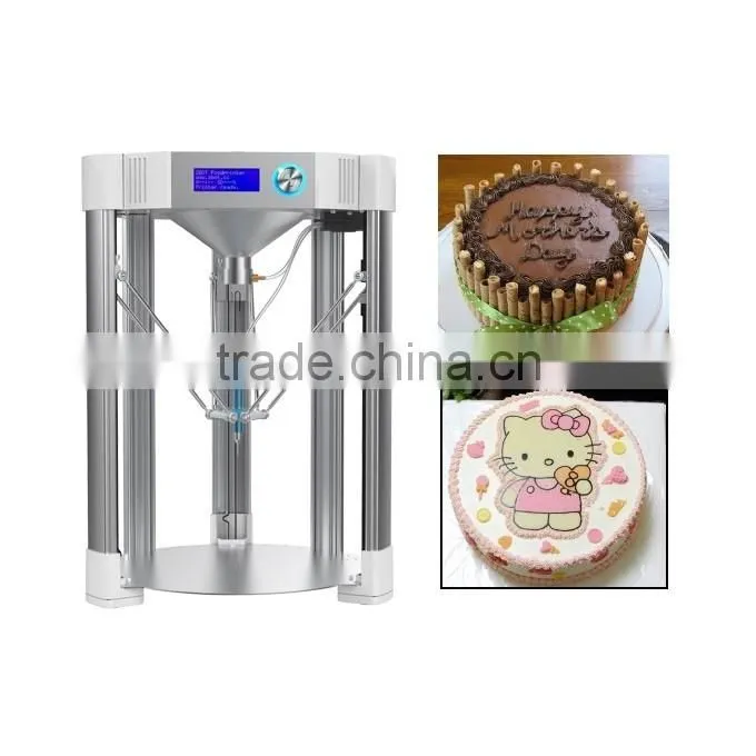 Hot Sale 100*100*15mm Build Size Edible Cake Printer 3D Printer Chocolate 3D Food Printer in China for Cookies Coffee Cream