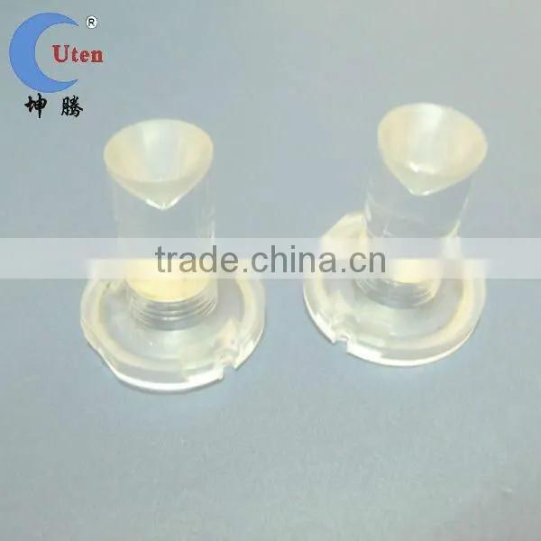 LED condenser lens /led lens 3w with fixator and with high transmitance