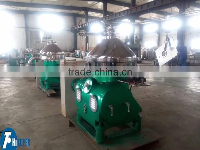 Continuous work automated centrifuge, automatic discharge disc centrifuge