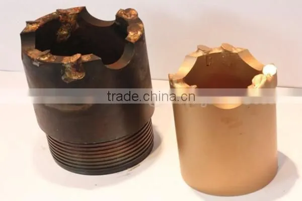 Three Wings Inner Concave Non Core PDC Drill Bit
