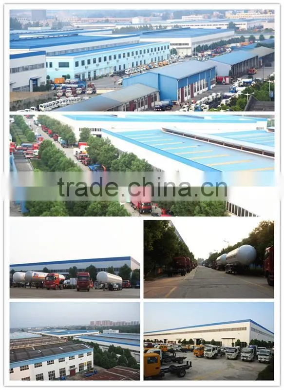 good quality 56 cubic meters shaded lpg gas tanker semi trailer