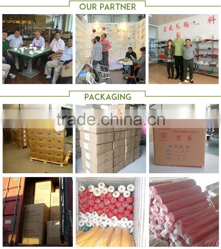 First-Rate quality Colored Garment polyester felt roll
