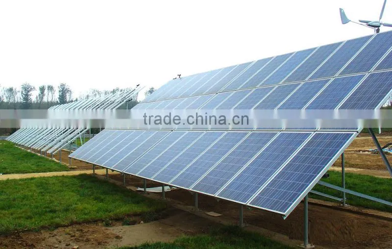 steel frame ground solar panel mounting bracket