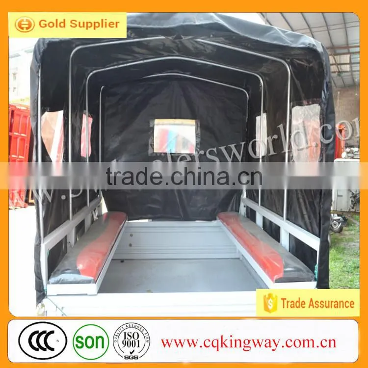 Three Wheel Passenger Cabinet Cargo Motorcycle with food fruit plate tricycle