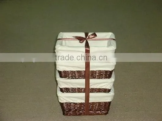 jiayu Durable large willow sundries baskets for home storage