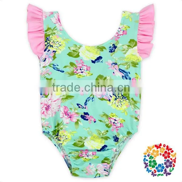 Boutique Open Back Children Custom Jumpsuit Plain White Baby Rompers Girls Set