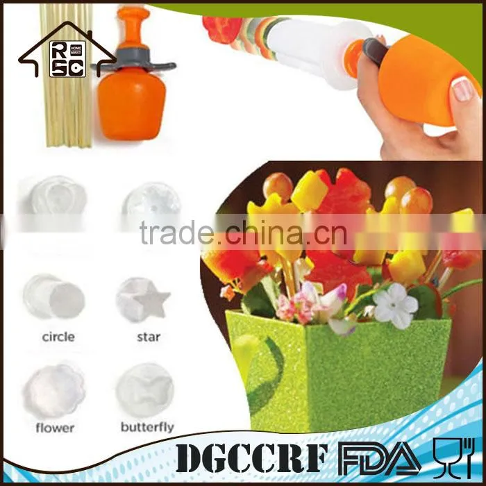 Plastic Food Creation Kit Fruit Cutter Decorating Mold