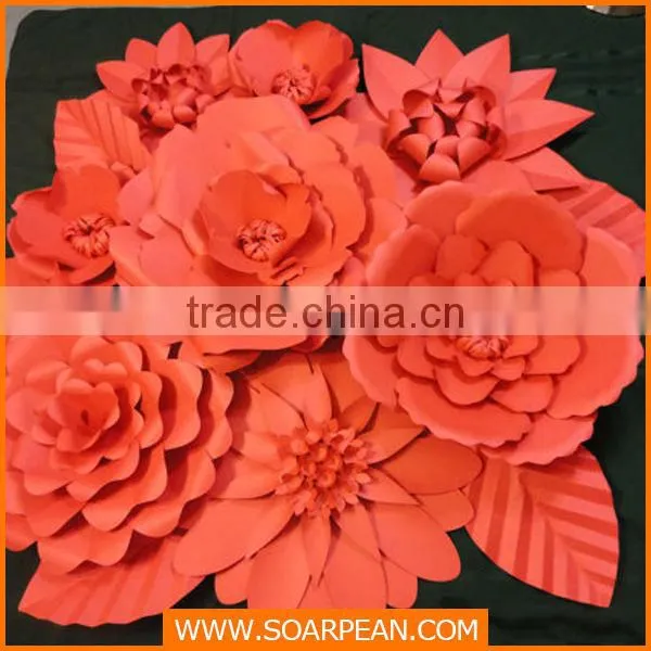 Window Display Customized White PVC Flowers