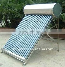 Homemade non-pressurized solar heater 58*1800 mm type