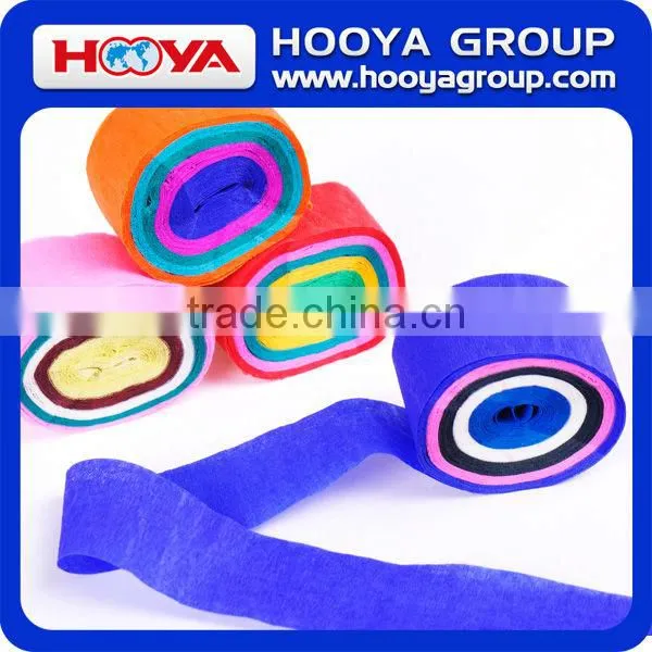 Colorful Party DIY Crepe Four Rainbow Paper Streamers