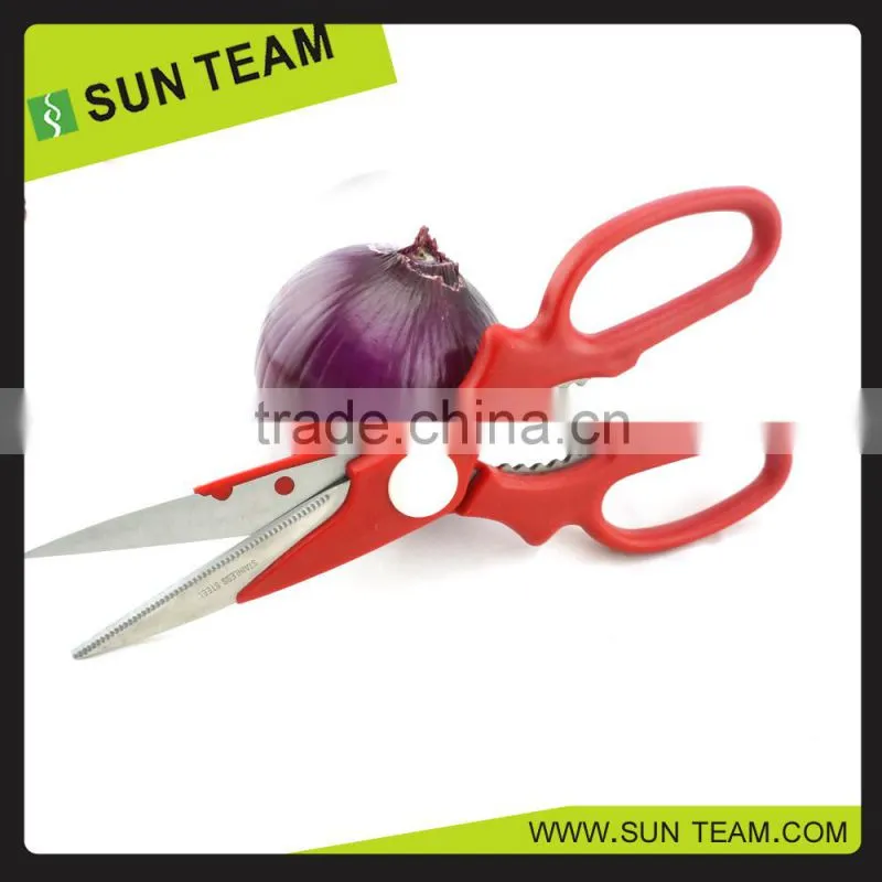SK021A 9" new style stainless steel best kitchen magnetic scissors