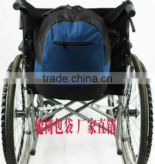 Topmedi portable Waterproof PVC Coated wheelchair accessories bag