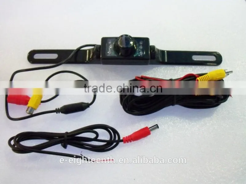 Cheap Waterproof E322 CMOS Car Night Vision 7 LED Rear View Reverse Backup Parking Camera hidden camera accessory