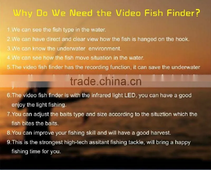 hot sale ice fishing camera.underwater fishing camera monitor