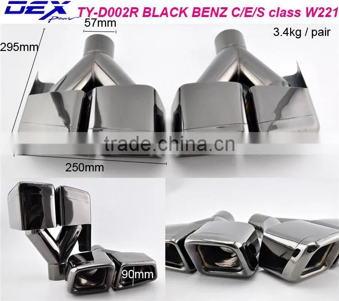 auto exhaust tip for ben z amg C/E/S class w221