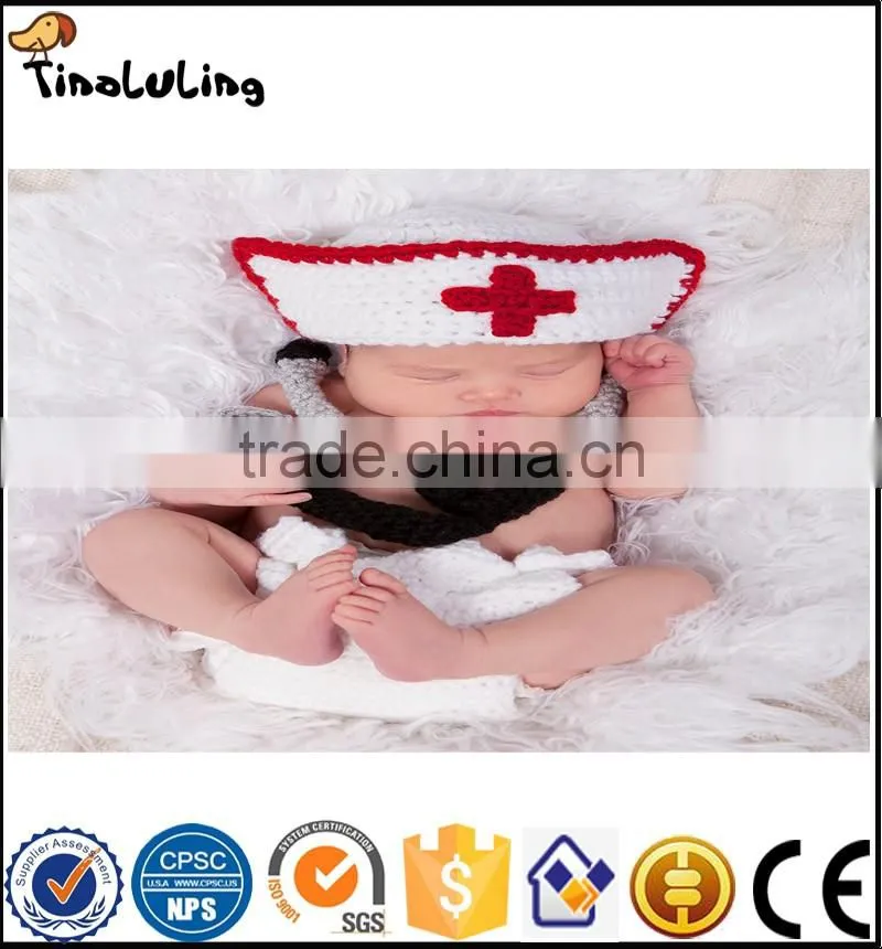 2017 new wholesale baby uniform design photography props for baby newborn