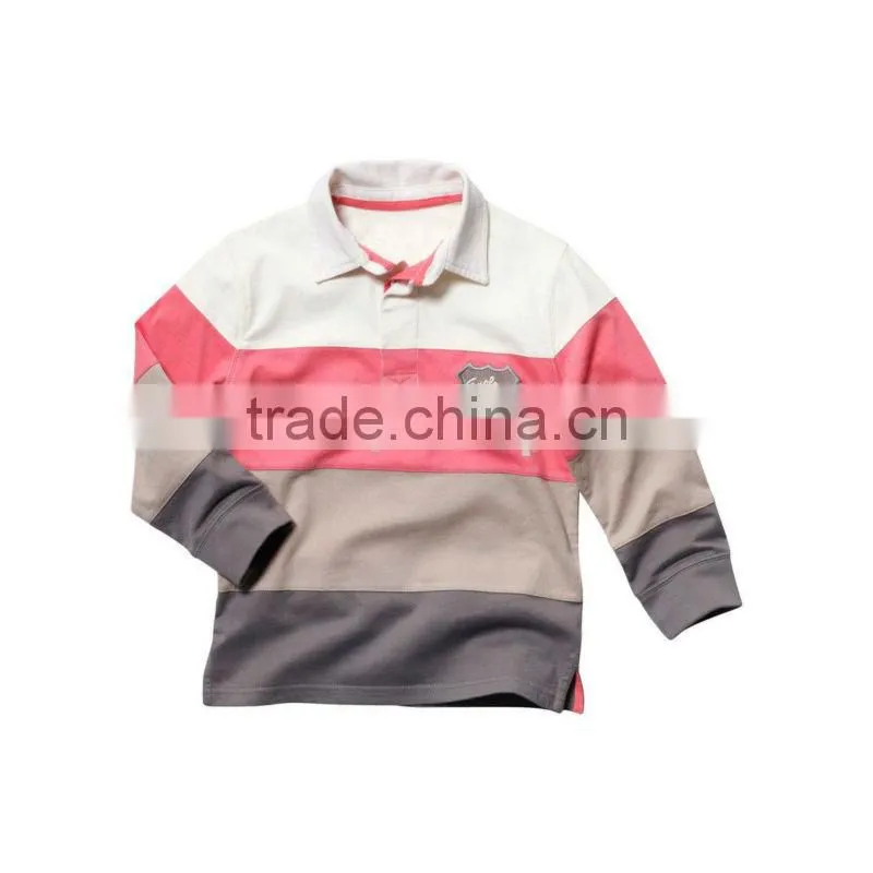 Cut & sew rugby polo for Boys