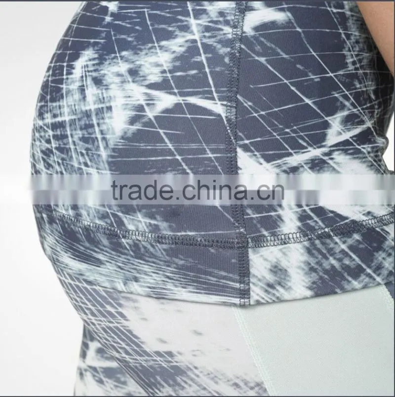 Hot Sale Custom Womens Athletic Body Building Sleevelesss Print Tank