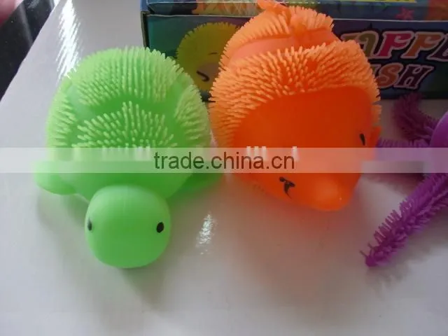 Fidget worm flashing Puffer Ball toys