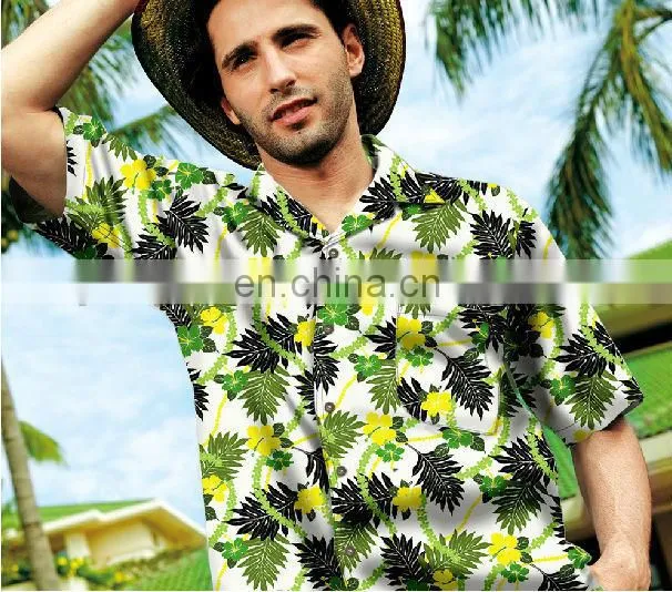 2014-2015 latest Italy design pattern poplin twil peach poly printed fabrics for beach shorts