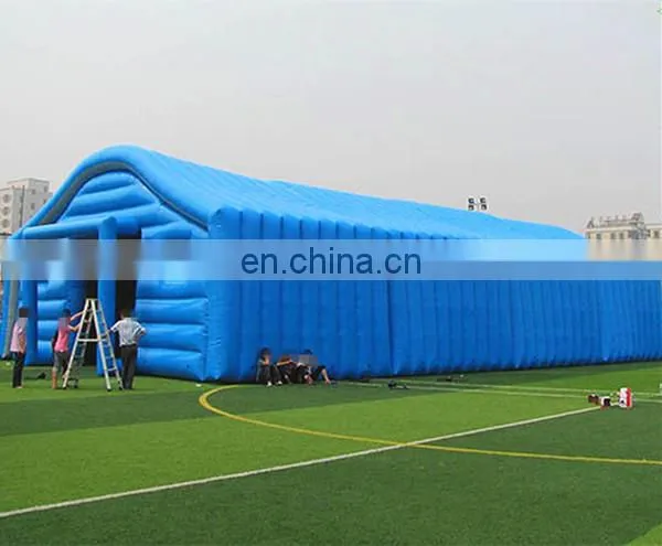 large long inflatable blue tent for exhibition party lawn event deocration