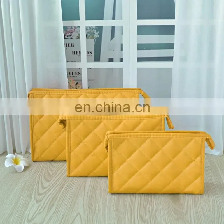 Hot selling Polyester Make up cosmetic travel toilet wash bag