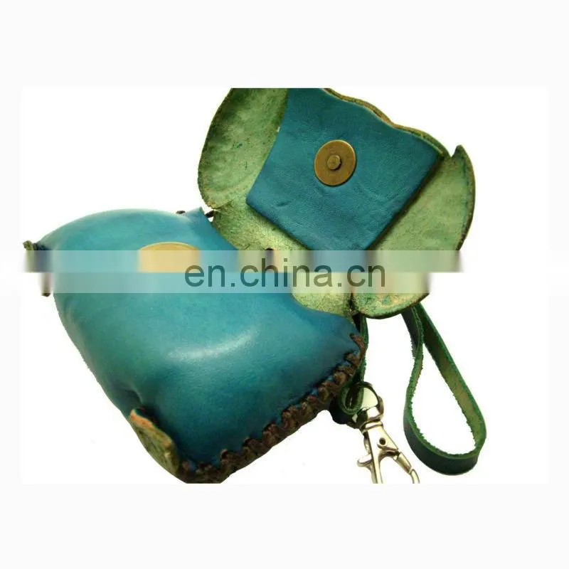Custom funny key chain coin purse coin purses wholesale women genuine leather coin purse MCP-0075