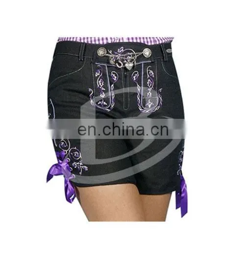German Outfits Kurze Lederhosen